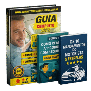 Promoção de lançamento do Guia Completo 2025 para Motorista de Aplicativo + 2 Bônus